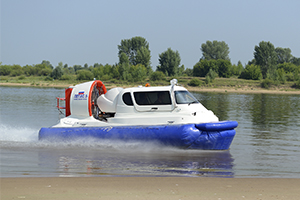 На выставке «Охотник и рыболов» представят суда на воздушной подушке.
