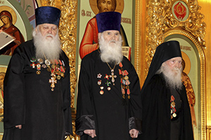 Экспозиция «Священнослужители-воины» на выставке «Православная Русь»